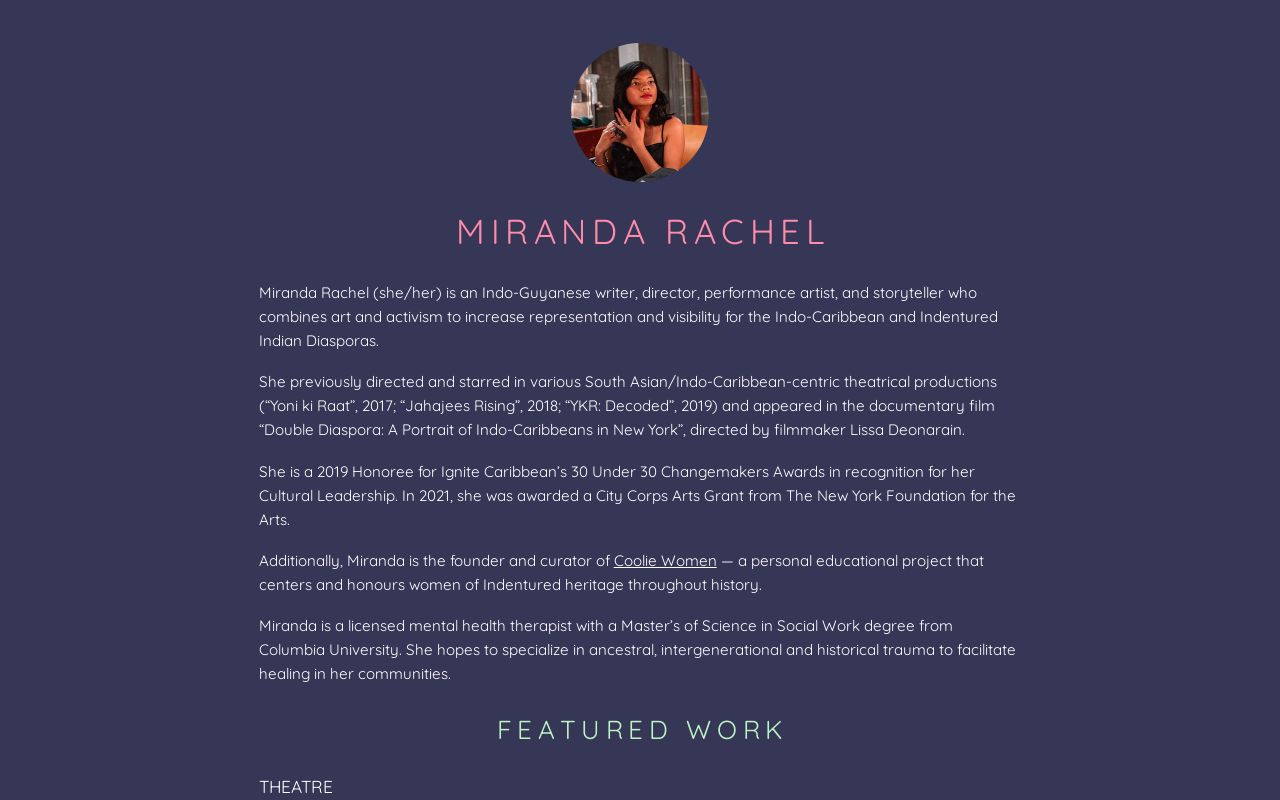 Miranda Rashchel Miranda Rachel